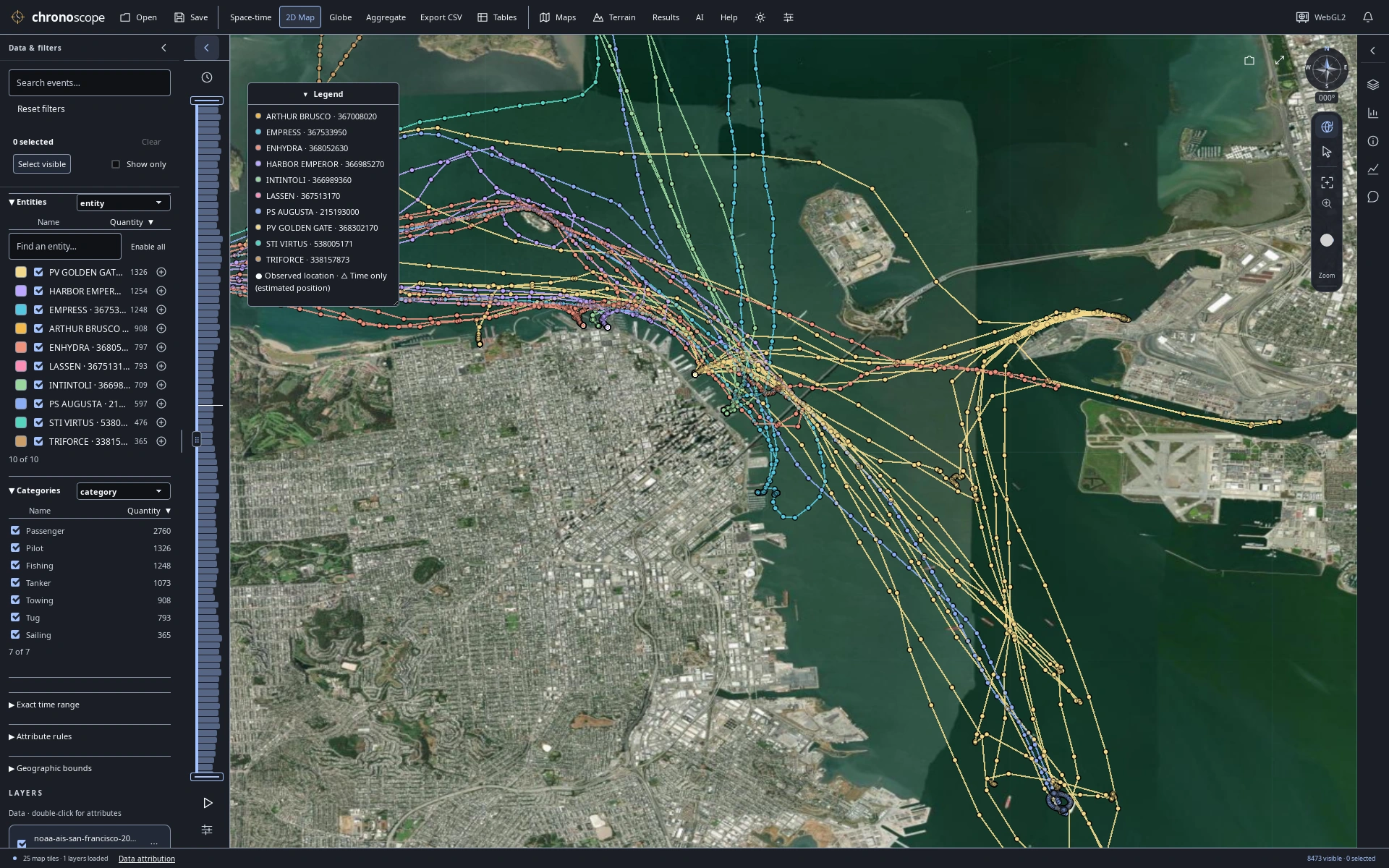 Approaching the waterfront — 2D Map
